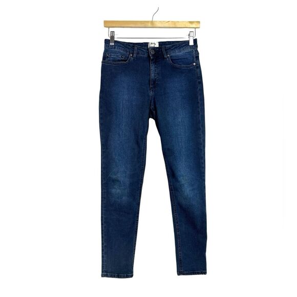 Acne Studios Skin 5 Deep Skinny Jeans Dark Wash Mid Rise Stretch Ankle Womens 29 - Picture 1 of 11